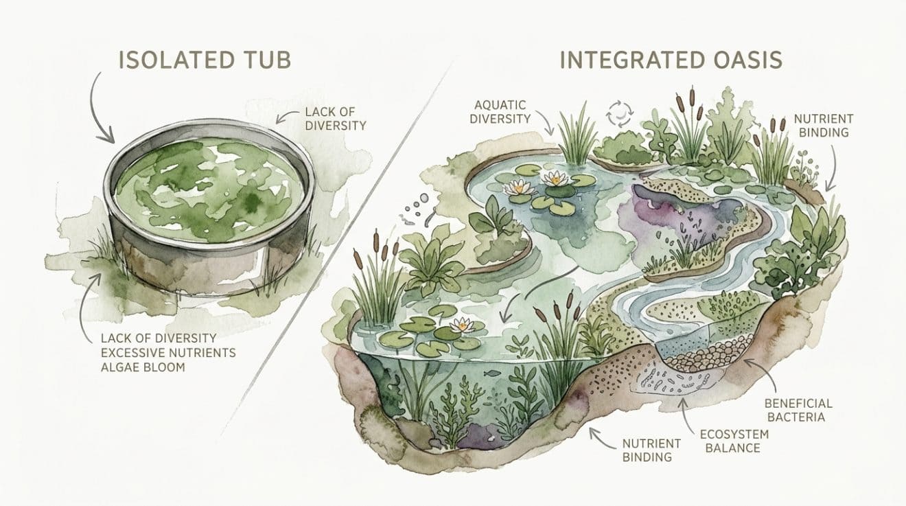 Permaculture Pond Design For Algae Management - Pond Talk