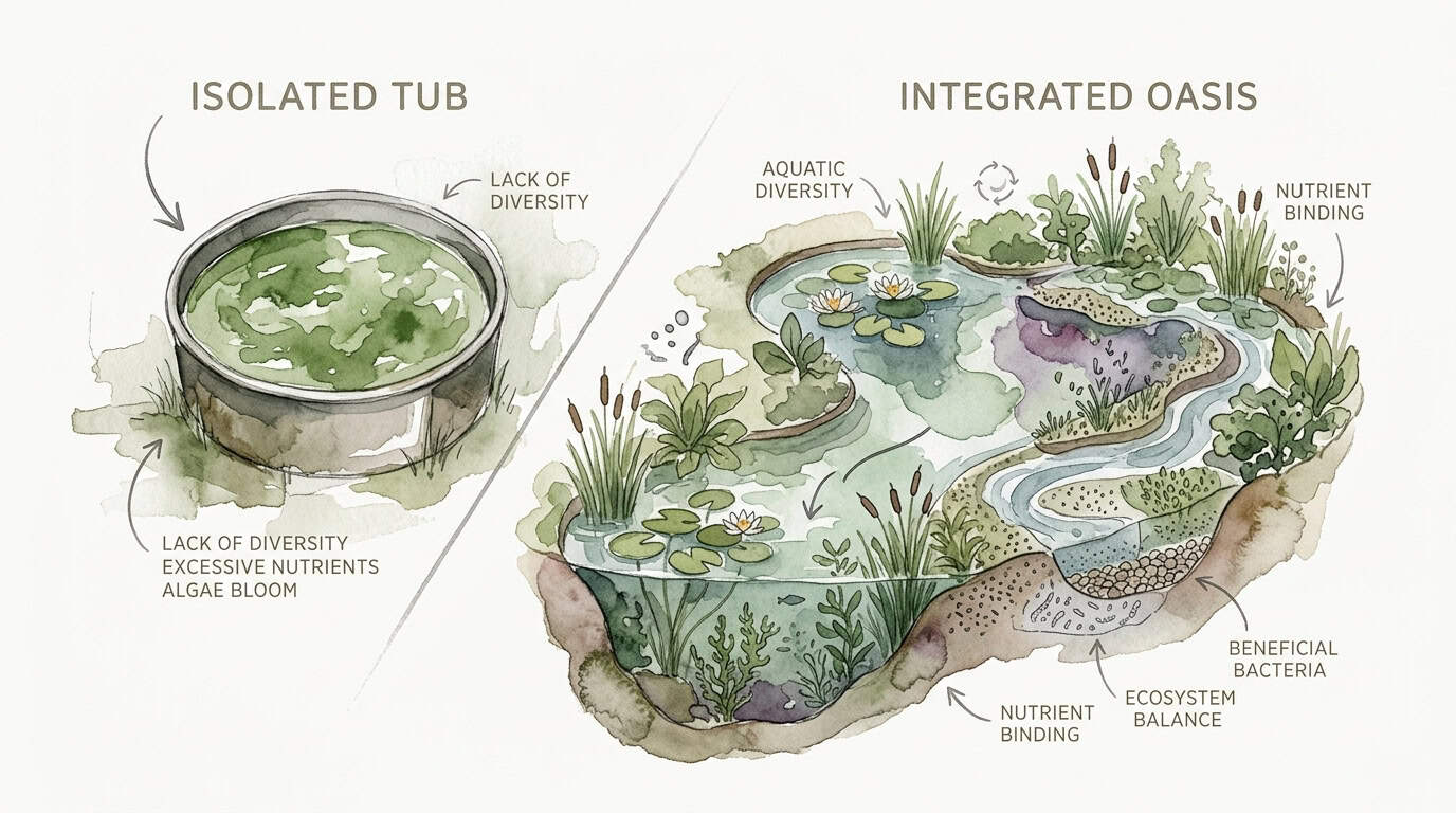Permaculture Pond Design For Algae