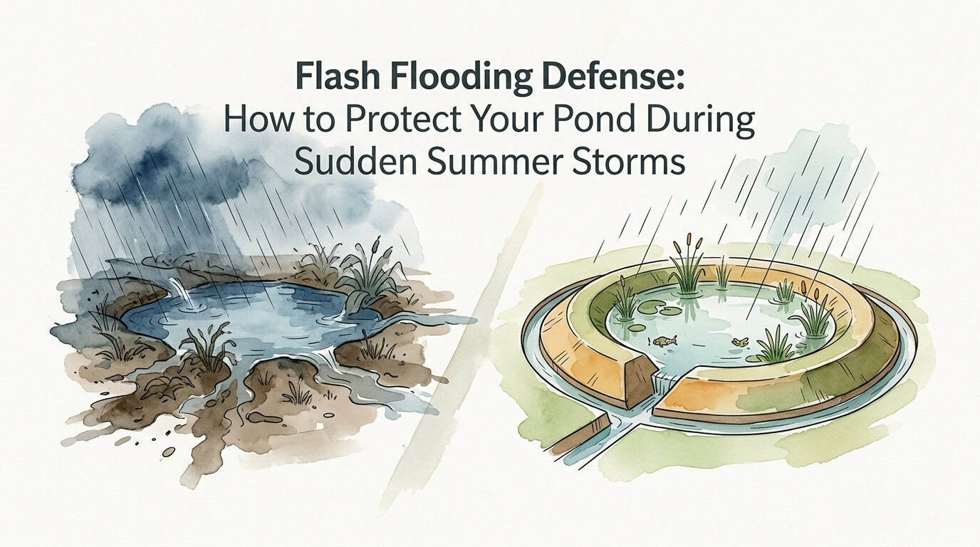 Flash Flooding Defense: How to Protect Your Pond During Sudden Summer Storms