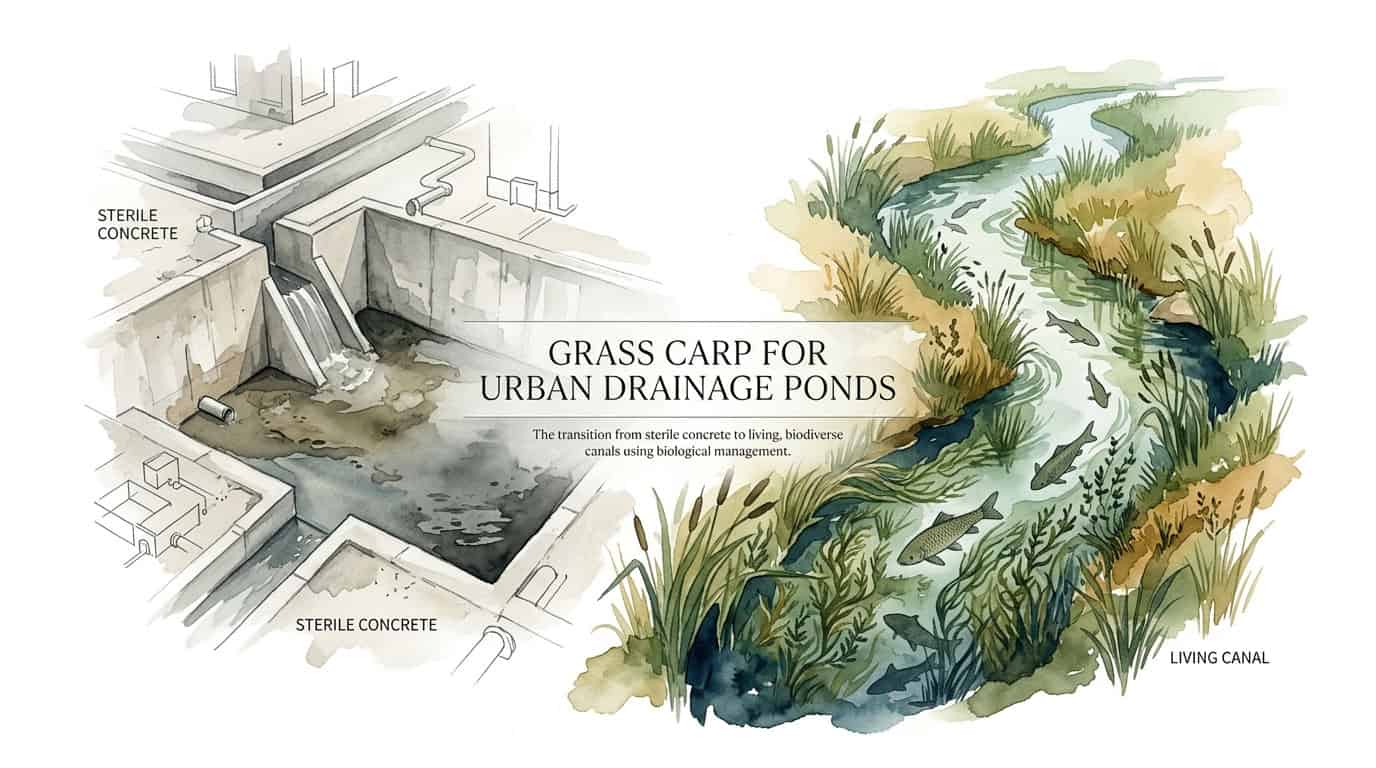Grass Carp For Urban Drainage Ponds