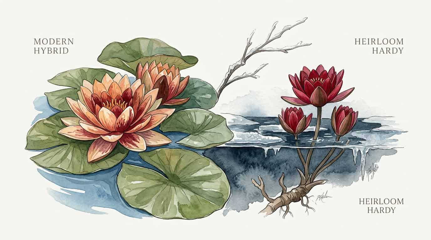 Hardy Heirloom Water Lilies For Winter