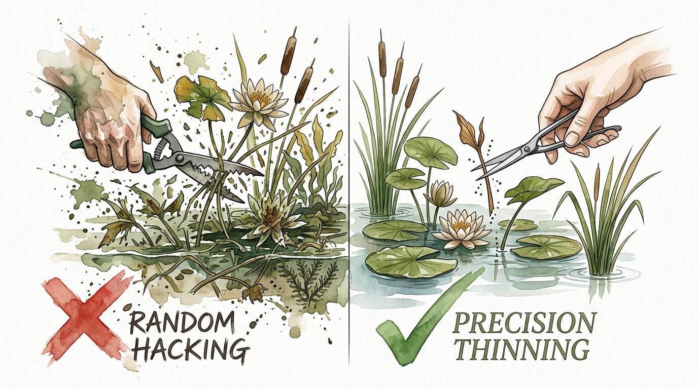 How To Prune Pond Plants