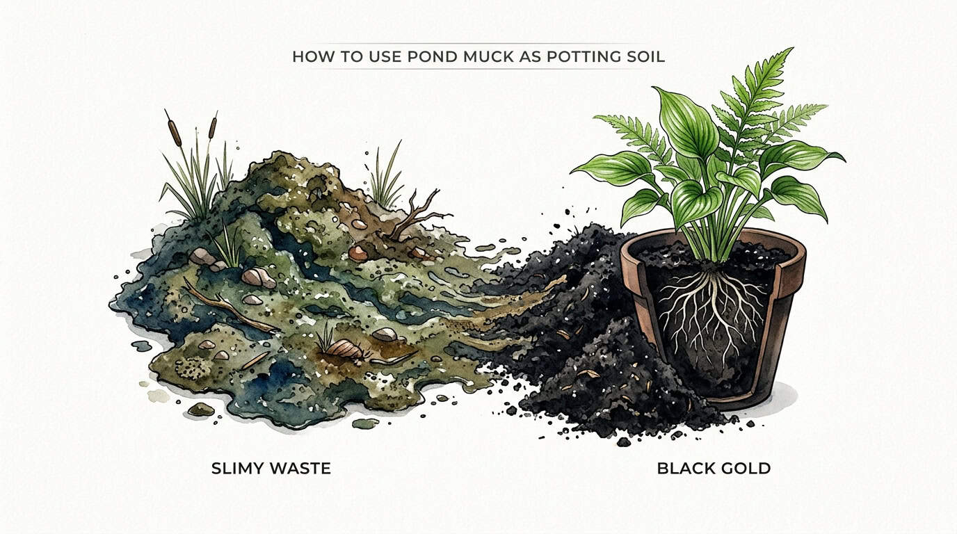 How To Use Pond Muck As Potting Soil