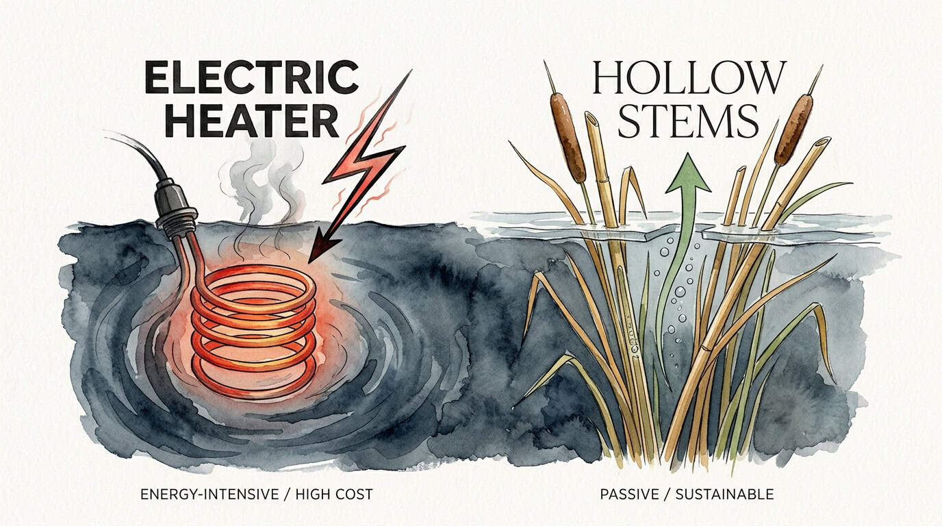 Natural Winter Pond Aeration Methods