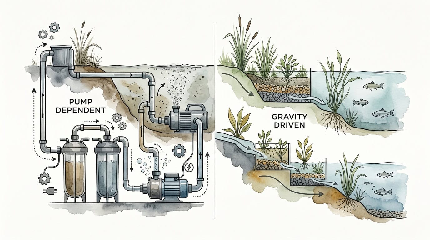 Passive Pond Filtration Methods