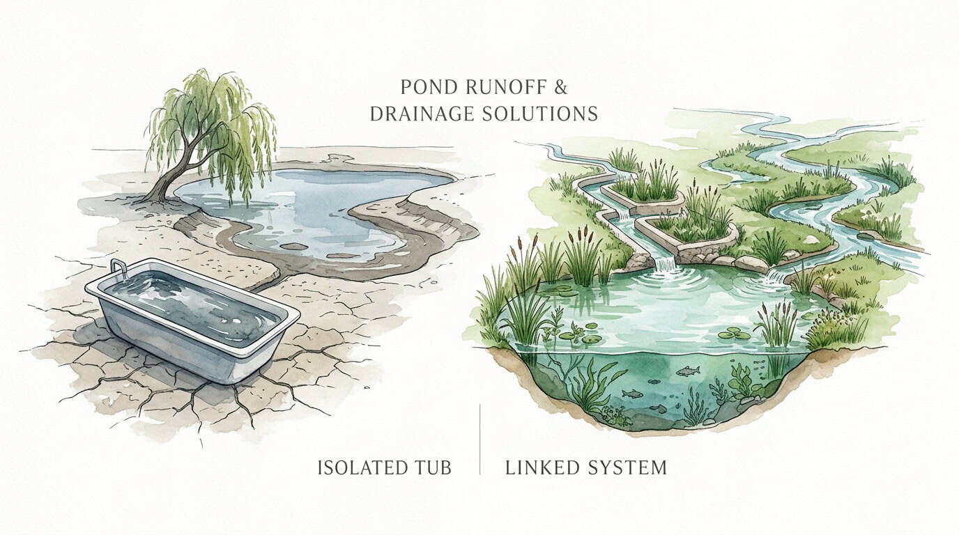 Pond Runoff And Drainage Solutions