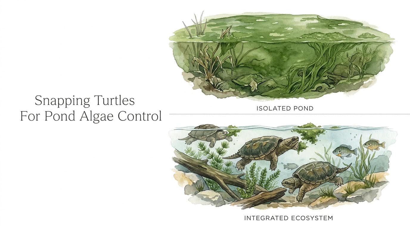 Snapping Turtles For Pond Algae Control
