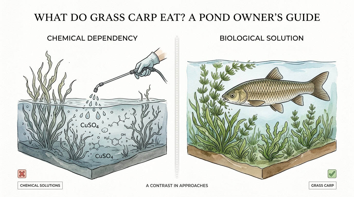 What Do Grass Carp Eat? A Pond Owner's Guide