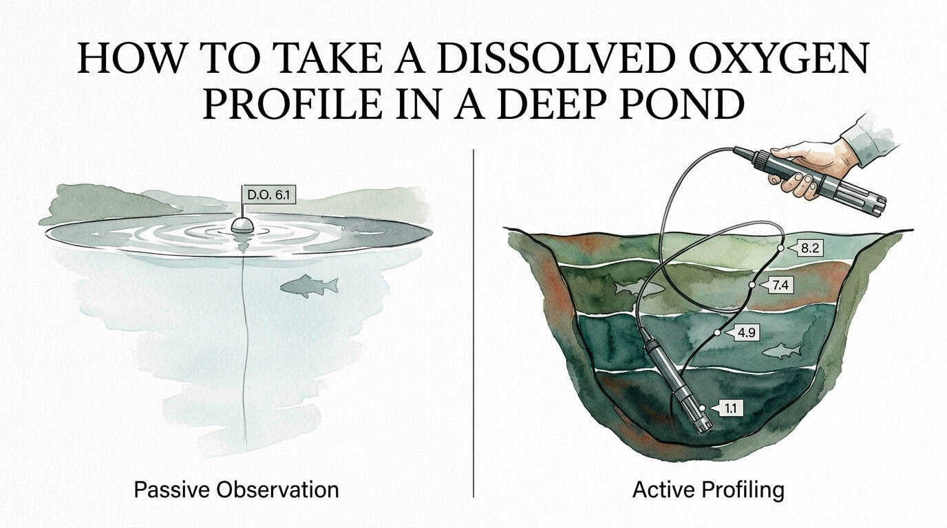 How to Take a Dissolved Oxygen Profile in a Deep Pond