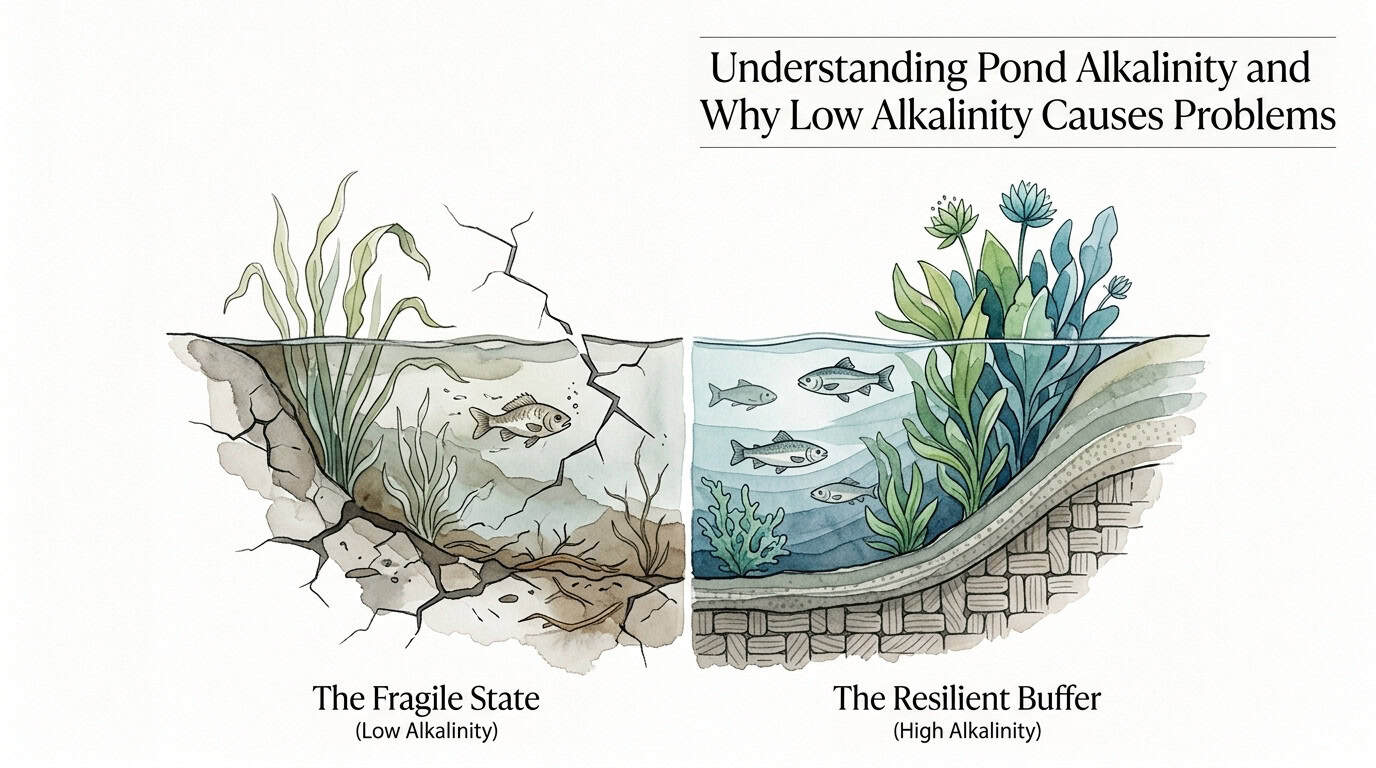 Understanding Pond Alkalinity and Why Low Alkalinity Causes Problems