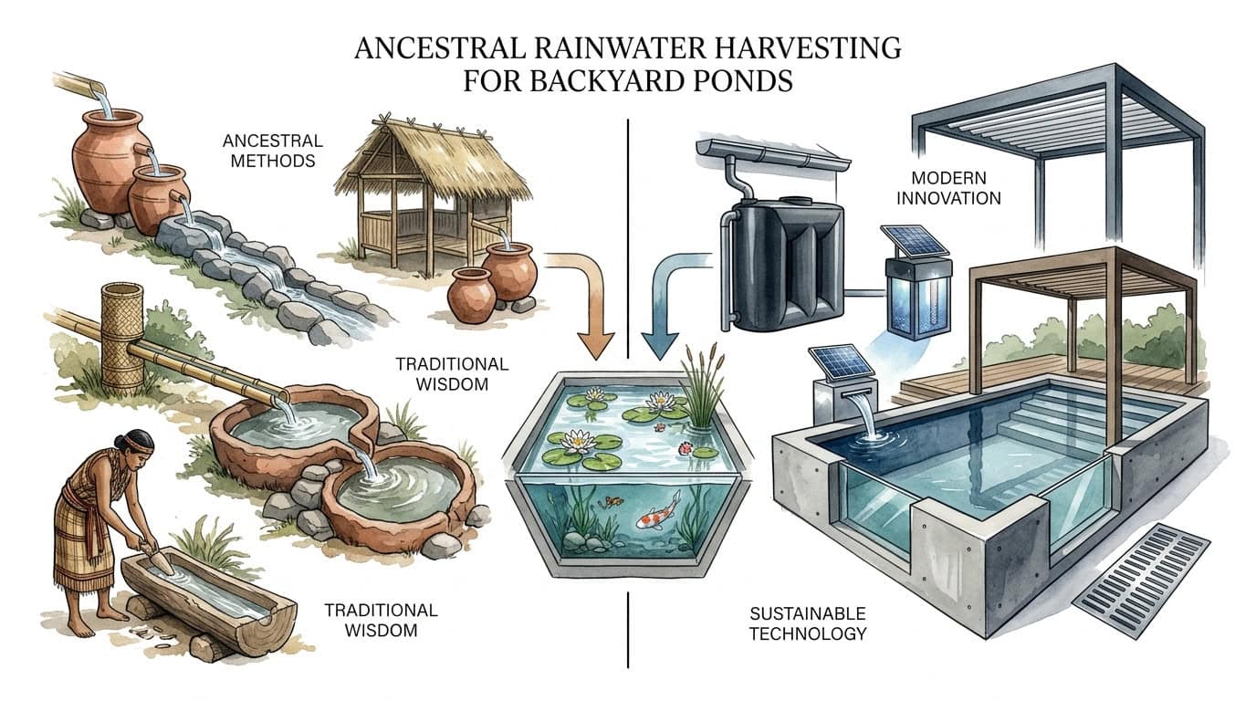 Ancestral Rainwater Harvesting For Backyard Ponds