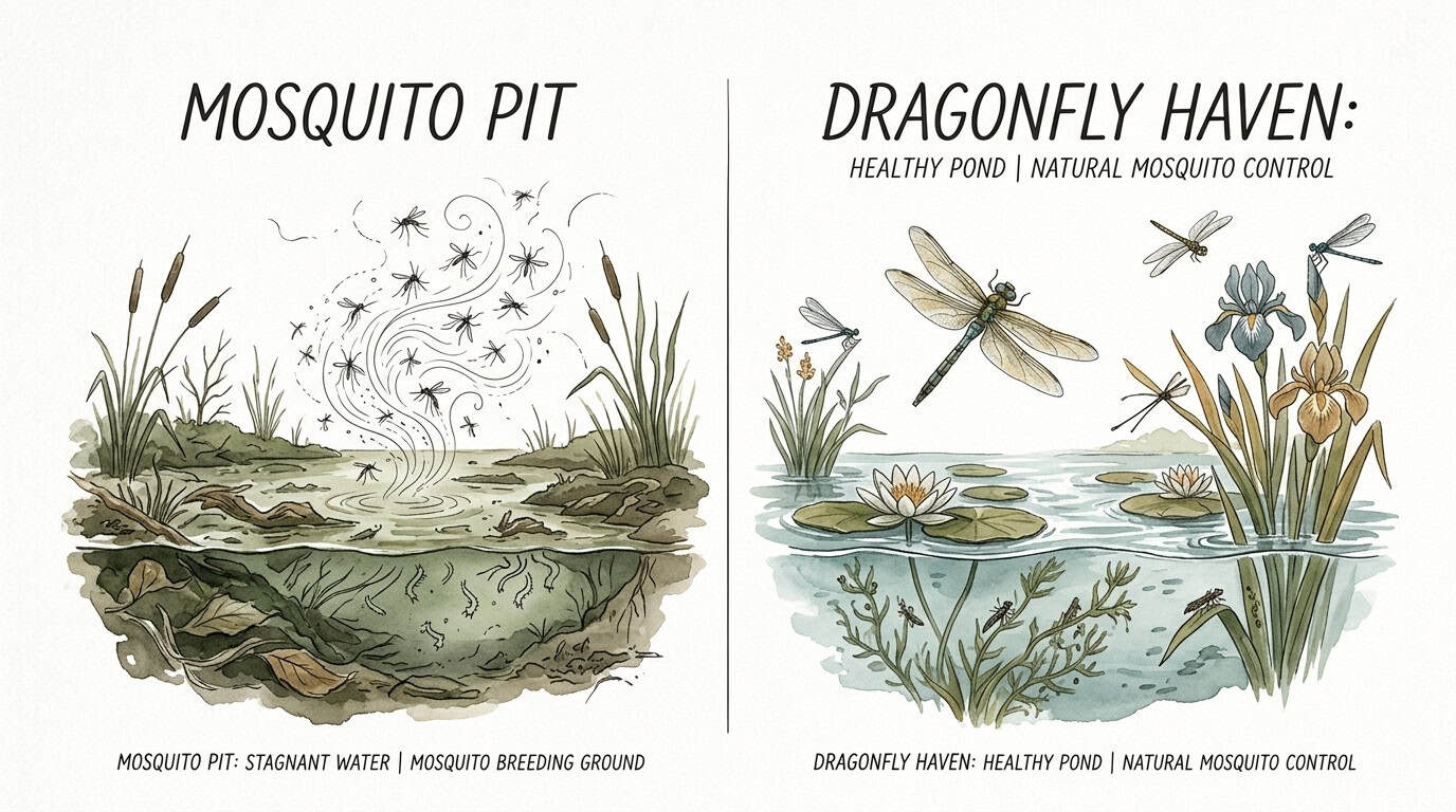 Natural Mosquito Control For Backyard Ponds