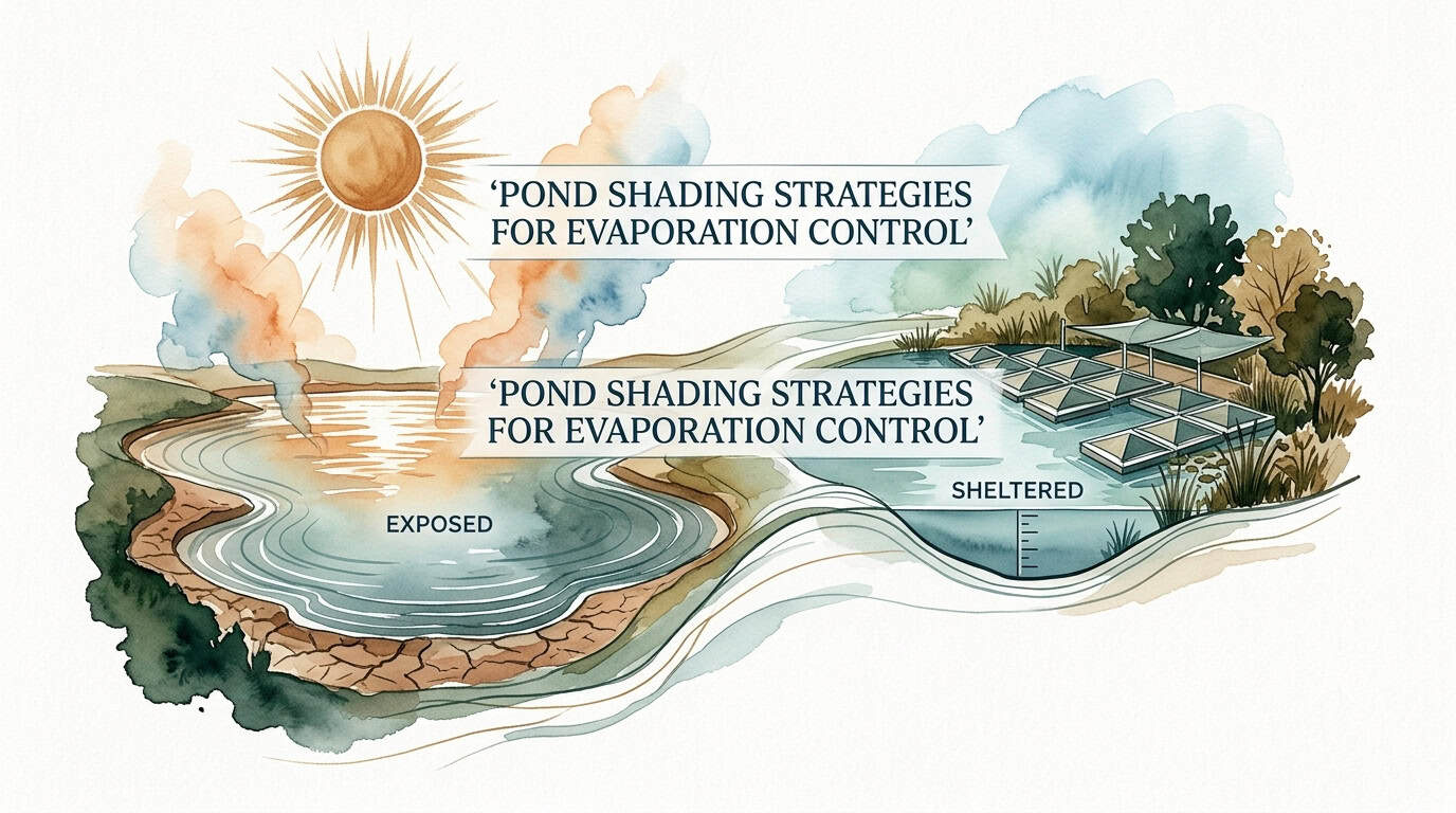 Pond Shading Strategies For Evaporation Control