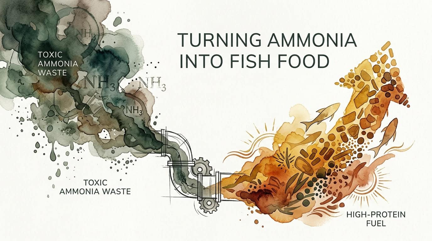 Turning Ammonia Into Fish Food